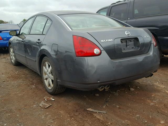 1N4BA41E06C801189 - 2006 NISSAN MAXIMA SE GRAY photo 3