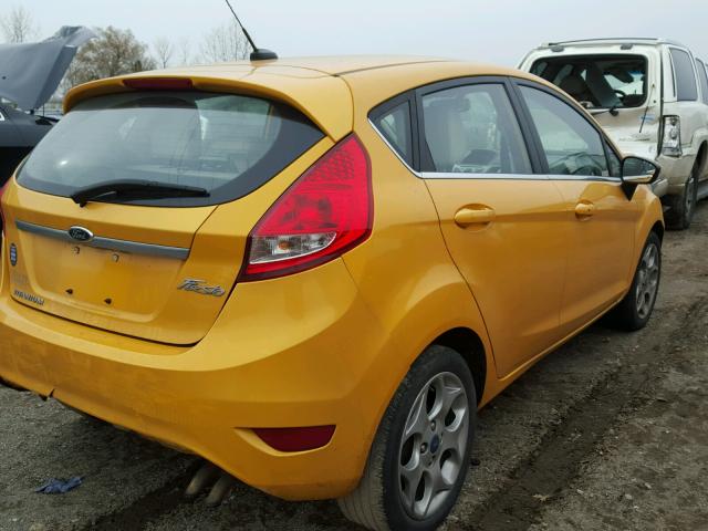 3FADP4FJ7DM132170 - 2013 FORD FIESTA TIT ORANGE photo 4