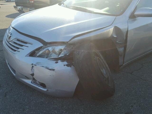 4T1BE46K58U211978 - 2008 TOYOTA CAMRY CE SILVER photo 9