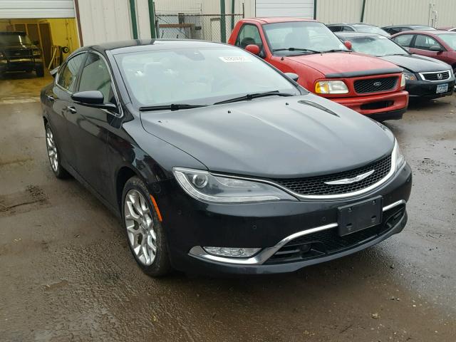 1C3CCCEG8FN524444 - 2015 CHRYSLER 200 C BLACK photo 1