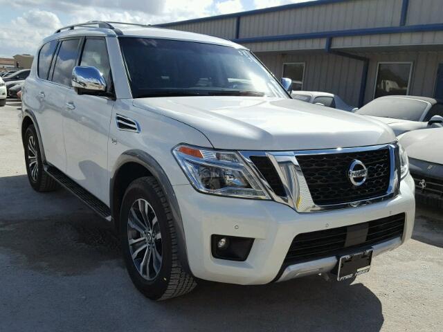 JN8AY2ND7H9010802 - 2017 NISSAN ARMADA SV WHITE photo 1