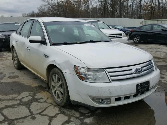 1FAHP24W98G131610 - 2008 FORD TAURUS SEL WHITE photo 1