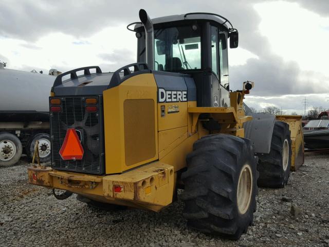 DW6240000JH602820 - 2006 JOHN JD LOADER YELLOW photo 4