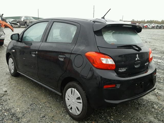 ML32A3HJ2HH004782 - 2017 MITSUBISHI MIRAGE ES BLACK photo 3