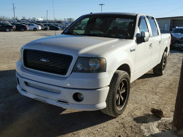 1FTRW12W67KD27305 - 2007 FORD F150 SUPER WHITE photo 2