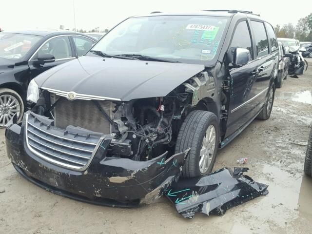 2A4RR5D18AR141462 - 2010 CHRYSLER TOWN & COU BLACK photo 2