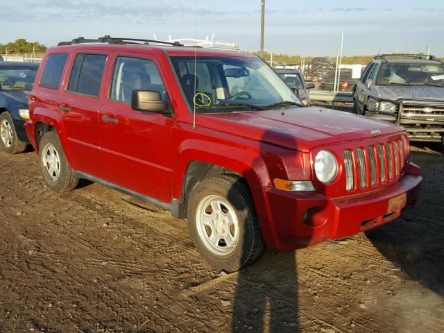 1J8FF28WX8D513864 - 2008 JEEP PATRIOT SP MAROON photo 1