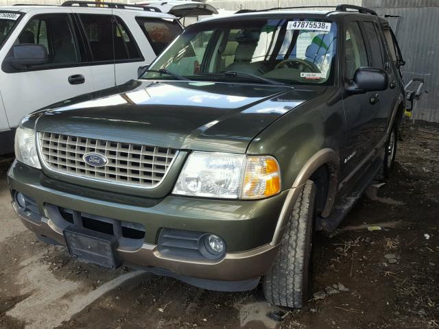 1FMDU74E92ZA24506 - 2002 FORD EXPLORER E GREEN photo 2