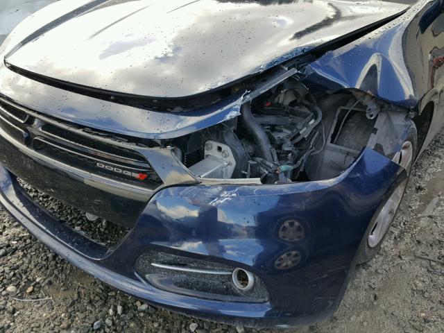 1C3CDFAA3DD305281 - 2013 DODGE DART SE BLUE photo 9