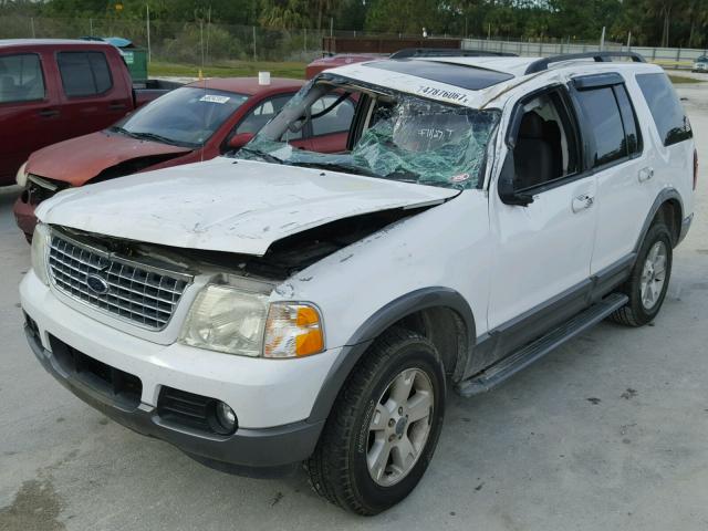 1FMDU73K43UC63466 - 2003 FORD EXPLORER X WHITE photo 2