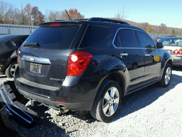 2GNFLBE39E6293189 - 2014 CHEVROLET EQUINOX LT BLACK photo 4