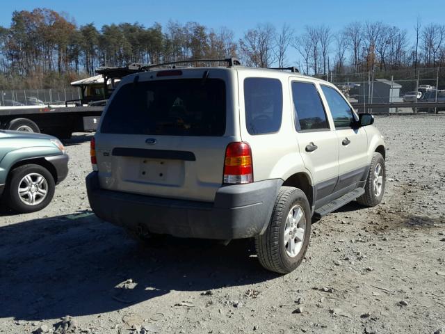 1FMYU031X5KA41321 - 2005 FORD ESCAPE XLT BEIGE photo 4