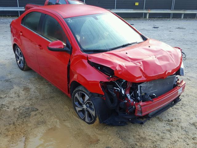 1G1JF5SB9H4111643 - 2017 CHEVROLET SONIC PREM RED photo 1