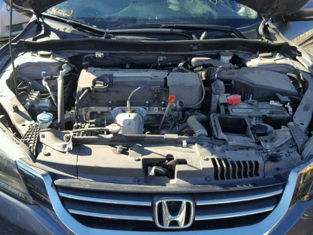 1HGCR2F30FA010001 - 2015 HONDA ACCORD LX CHARCOAL photo 7