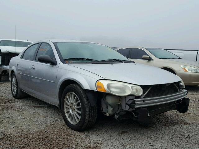 1C3EL56R04N319590 - 2004 CHRYSLER SEBRING LX SILVER photo 1