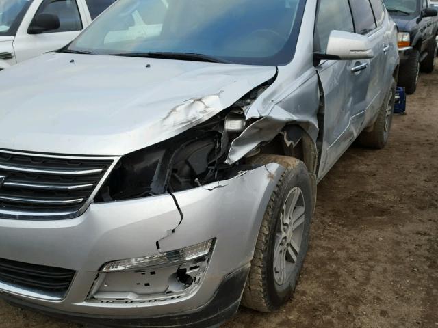 1GNKVGKD6FJ230946 - 2015 CHEVROLET TRAVERSE L SILVER photo 9