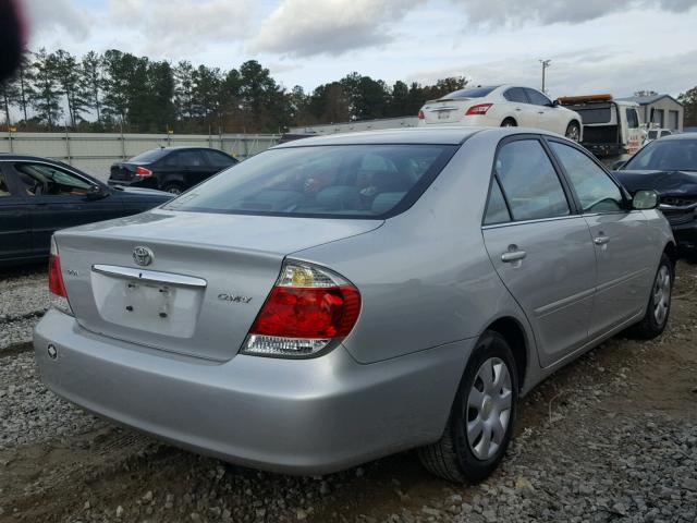 4T1BE32K66U747416 - 2006 TOYOTA CAMRY LE SILVER photo 4