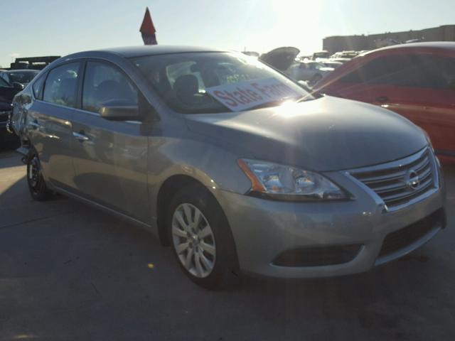 3N1AB7APXEY282134 - 2014 NISSAN SENTRA S TAN photo 1