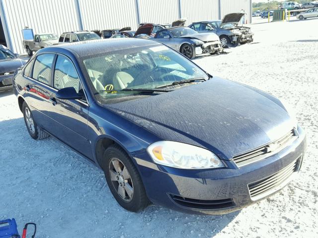 2G1WT58K779396313 - 2007 CHEVROLET IMPALA LT BLUE photo 1