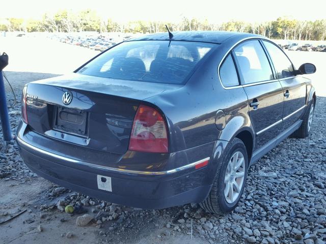 WVWPD63B34P209961 - 2004 VOLKSWAGEN PASSAT GLS BLACK photo 4