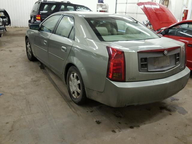 1G6DM577040132576 - 2004 CADILLAC CTS GREEN photo 3