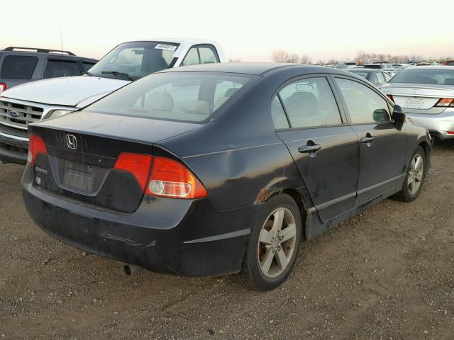 JHMFA16816S004368 - 2006 HONDA CIVIC EX 黑色 照片 4
