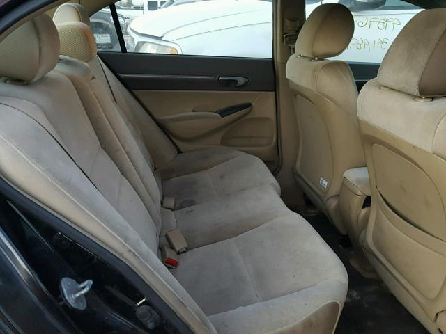 JHMFA16816S004368 - 2006 HONDA CIVIC EX 黑色 照片 6