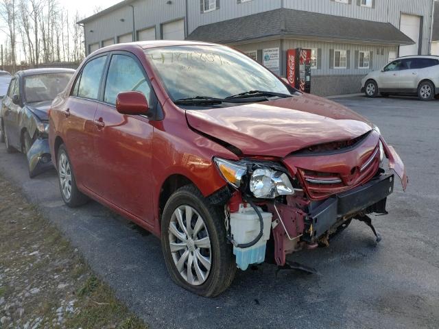 5YFBU4EE9DP123199 - 2013 TOYOTA COROLLA BA RED photo 1