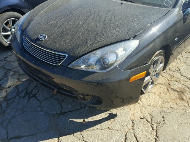 JTHBA30G765159810 - 2006 LEXUS ES 330 BLACK photo 9