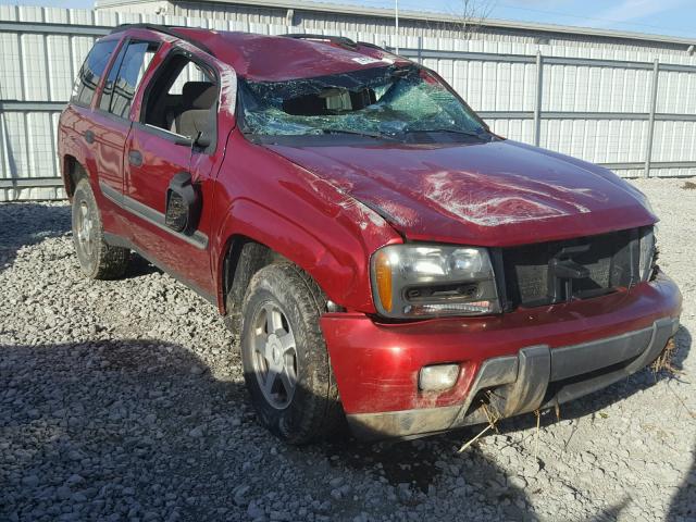 1GNDT13S922216505 - 2002 CHEVROLET TRAILBLAZE RED photo 1