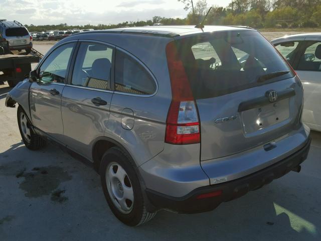 3CZRE38358G704754 - 2008 HONDA CR-V LX SILVER photo 3