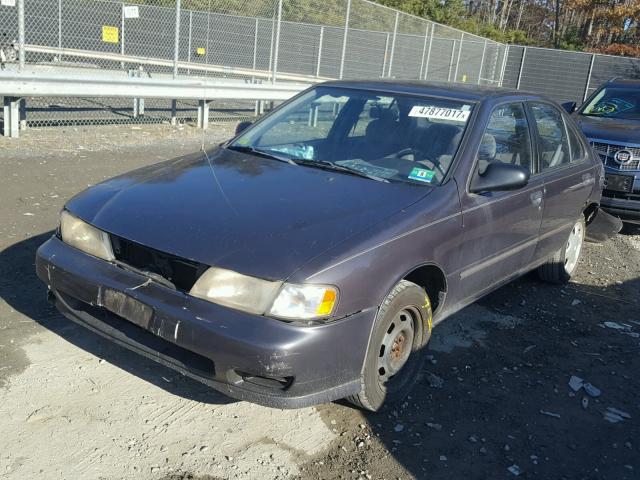 1N4AB41D1WC731041 - 1998 NISSAN SENTRA E GRAY photo 2