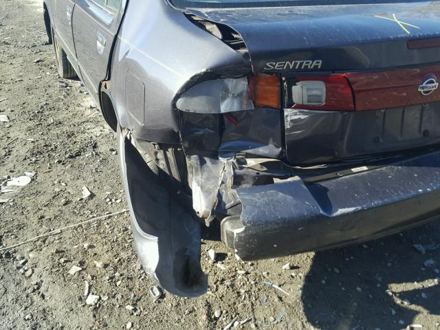 1N4AB41D1WC731041 - 1998 NISSAN SENTRA E GRAY photo 9