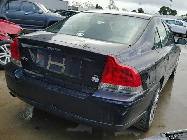 YV1RS547X52448595 - 2005 VOLVO S60 T5 BLUE photo 4