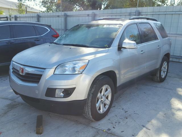 5GZEV23738J114445 - 2008 SATURN OUTLOOK XR ვერცხლისფერი ფოტო 2