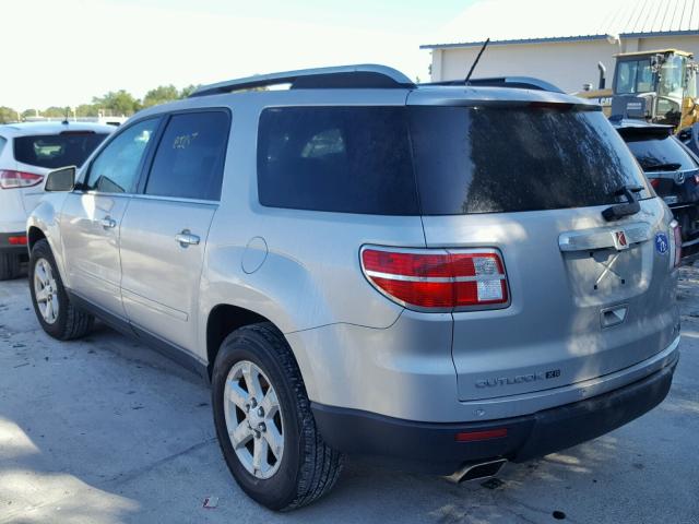 5GZEV23738J114445 - 2008 SATURN OUTLOOK XR ვერცხლისფერი ფოტო 3