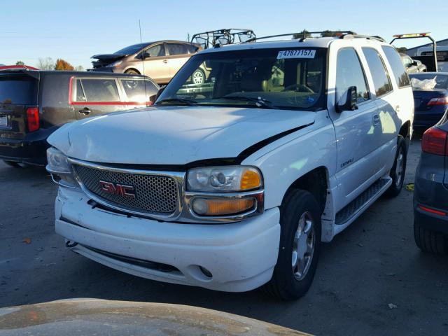 1GKEK63U85J236760 - 2005 GMC YUKON DENA WHITE photo 2