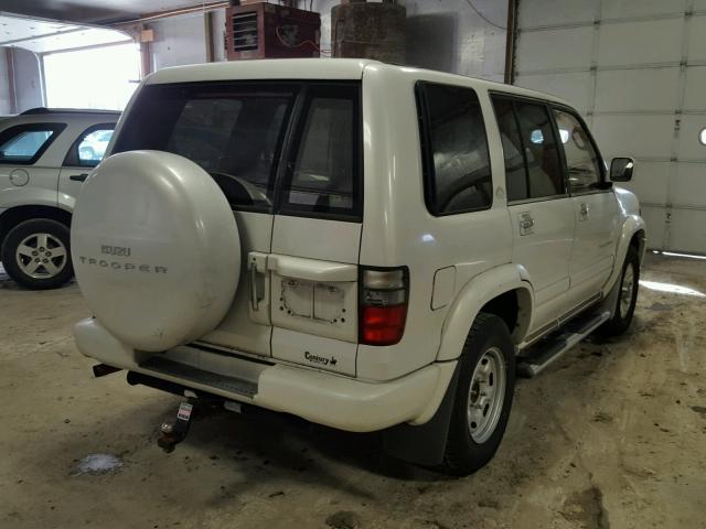 JACDS58X717J15101 - 2001 ISUZU TROOPER S WHITE photo 4