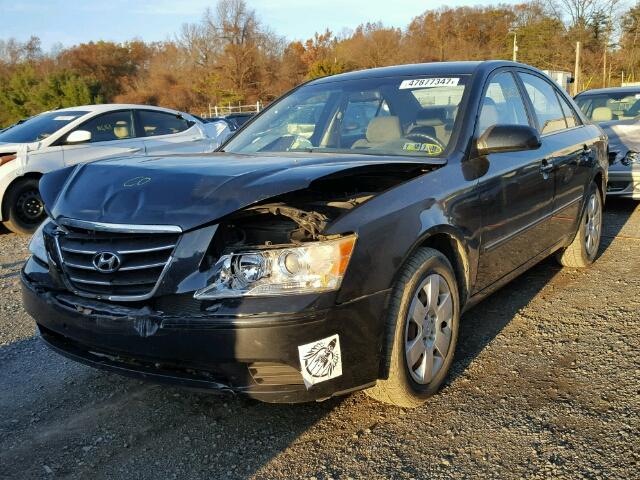 5NPET4AC4AH608024 - 2010 HYUNDAI SONATA GLS BLACK photo 2