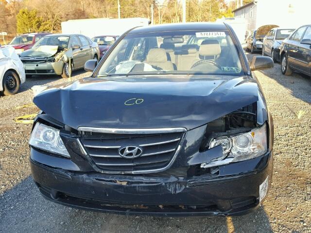 5NPET4AC4AH608024 - 2010 HYUNDAI SONATA GLS BLACK photo 7