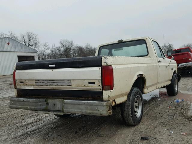 1FTDF15YXMNA64950 - 1991 FORD F150 WHITE photo 4