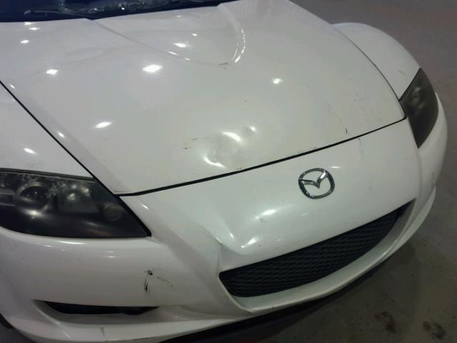 JM1FE173950146227 - 2005 MAZDA RX8 WHITE photo 9