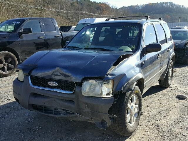 1FMYU04121KB90668 - 2001 FORD ESCAPE XLT BLUE photo 2