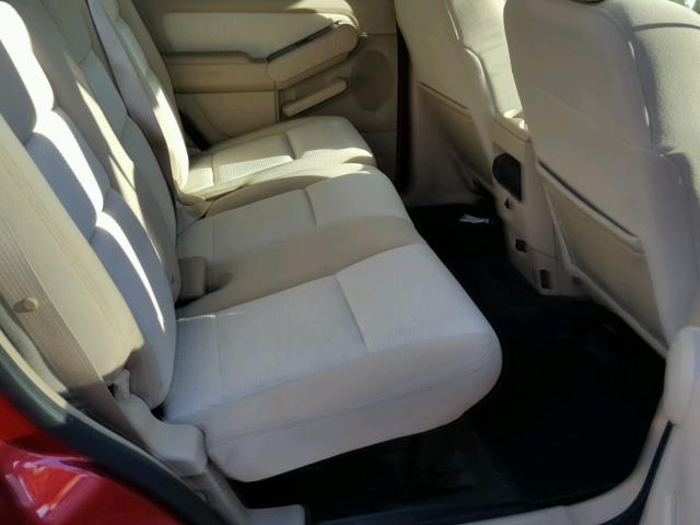 1FMEU31K47UA24585 - 2007 FORD EXPLORER S 红色 照片 6