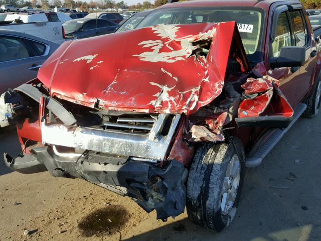 1FMEU31K47UA24585 - 2007 FORD EXPLORER S RED photo 9