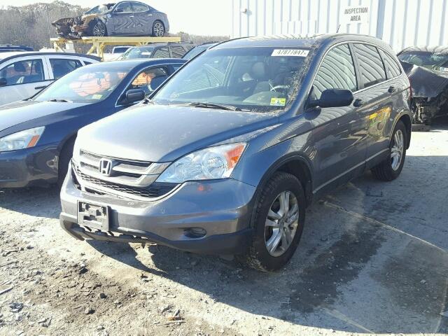 3CZRE4H50BG700691 - 2011 HONDA CR-V EX GRAY photo 2