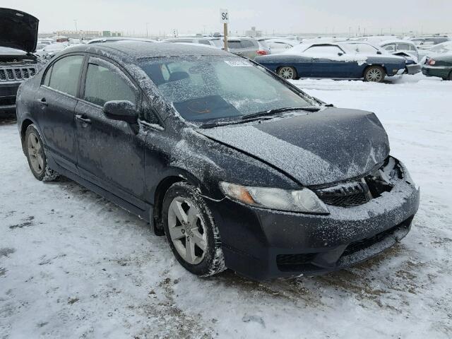 2HGFA16629H027848 - 2009 HONDA CIVIC BLACK photo 1