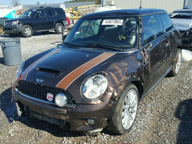 WMWMF7C59ATZ34512 - 2010 MINI COOPER S BROWN photo 2