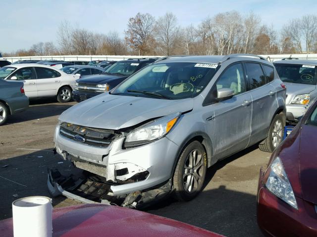 1FMCU9J99EUB66497 - 2014 FORD ESCAPE TIT SILVER photo 2