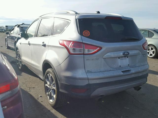 1FMCU9J99EUB66497 - 2014 FORD ESCAPE TIT SILVER photo 3